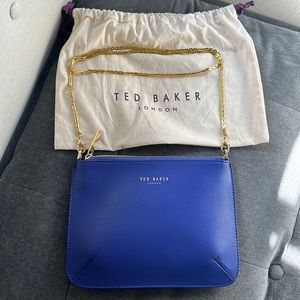 Ted Baker Leather Clutch/Crossbody, Purple